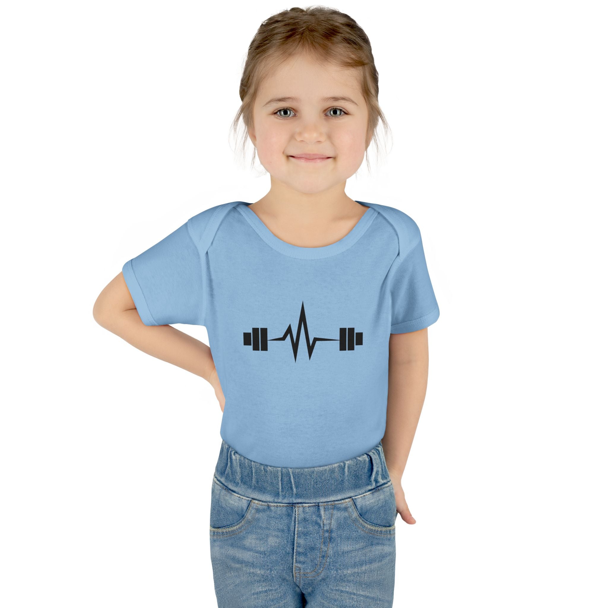 Barbell Beat - Logo Baby Bodysuit