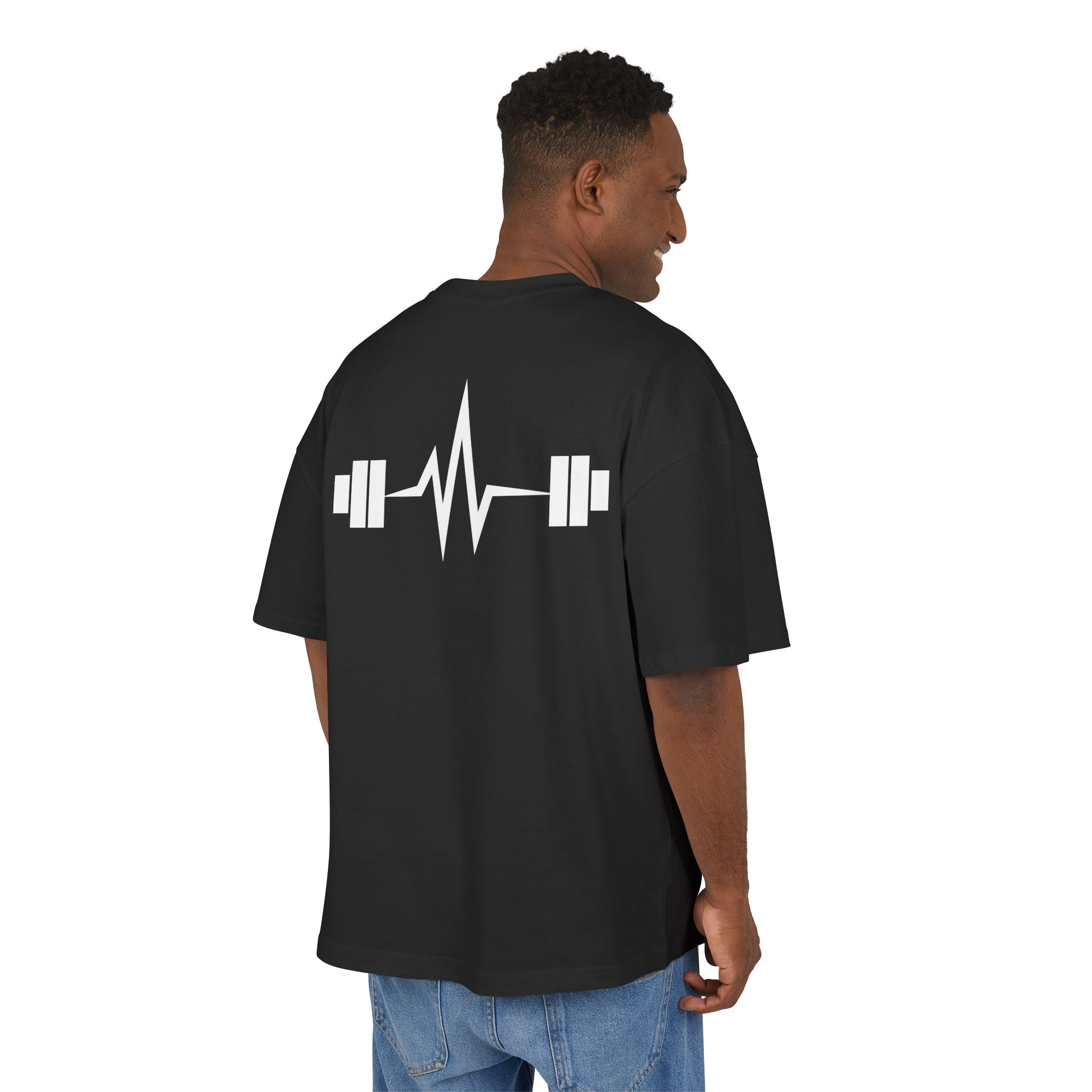 Barbell Beat - Box Fit Logo Tee (Back Print)