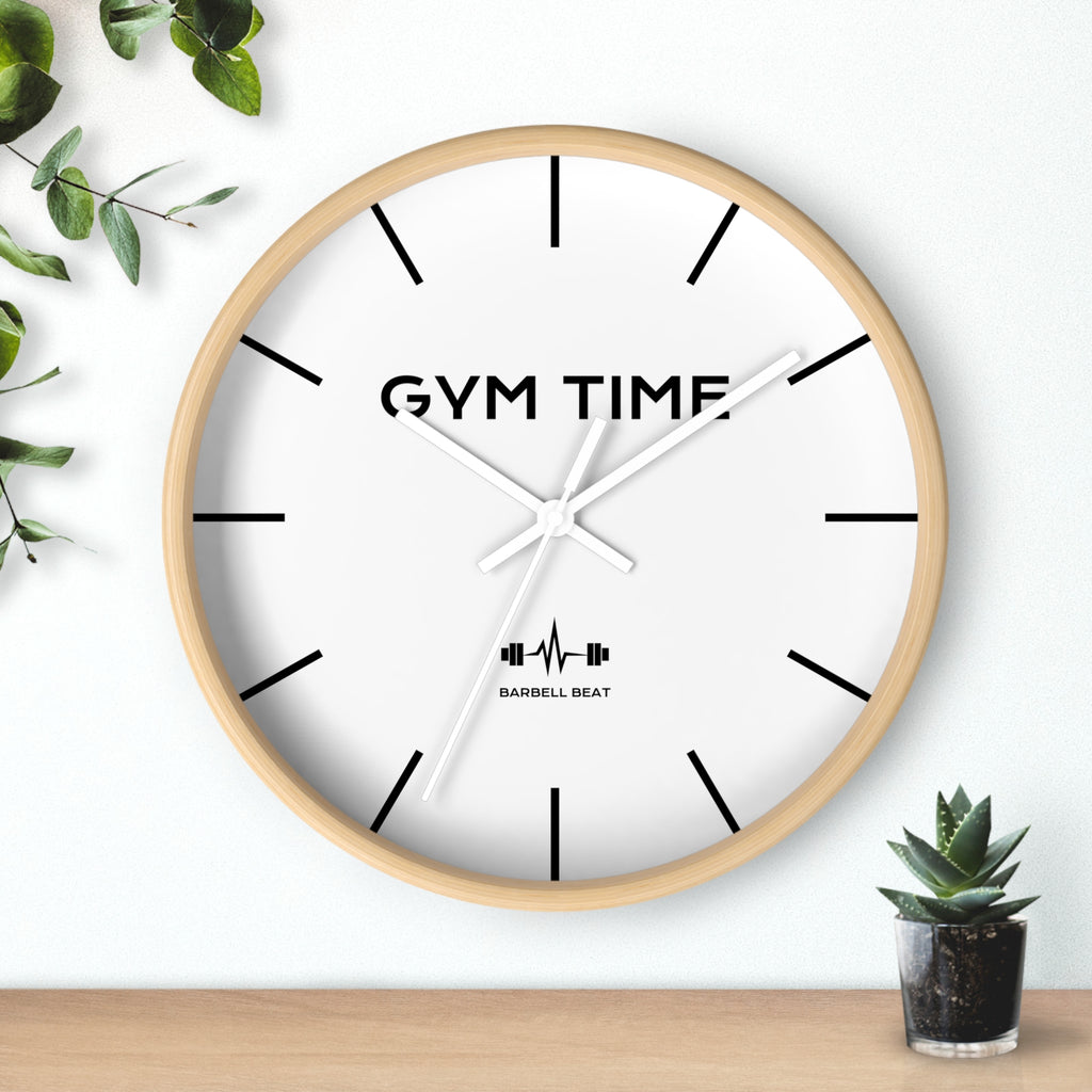 Barbell Beat - “GYM TIME” Wall Clock