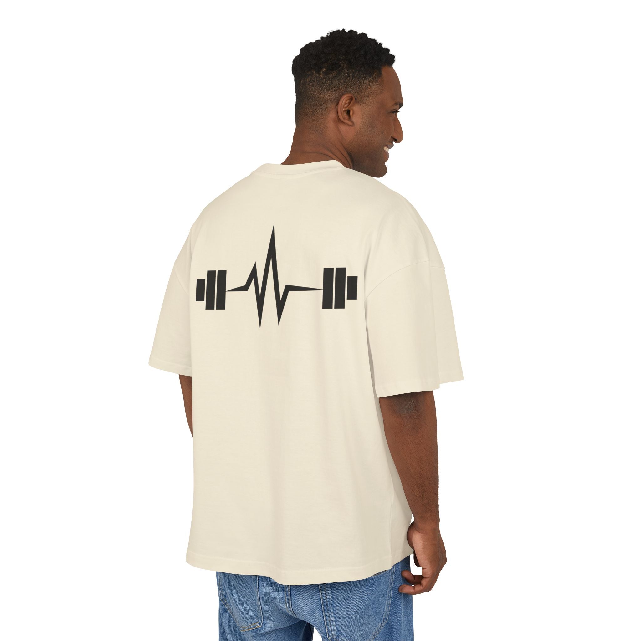 Barbell Beat - Box Fit Logo Tee (Back Print)