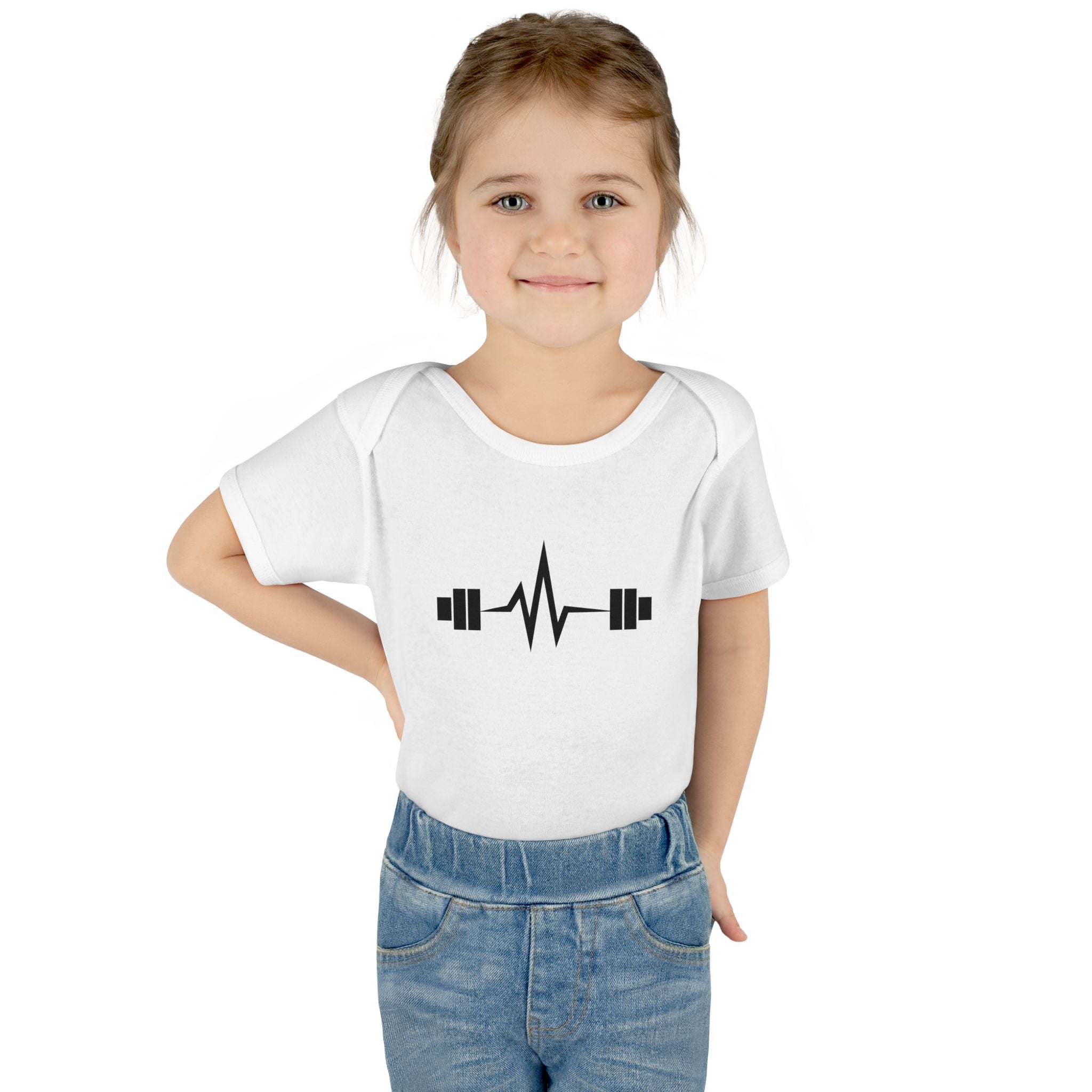 Barbell Beat - Logo Baby Bodysuit