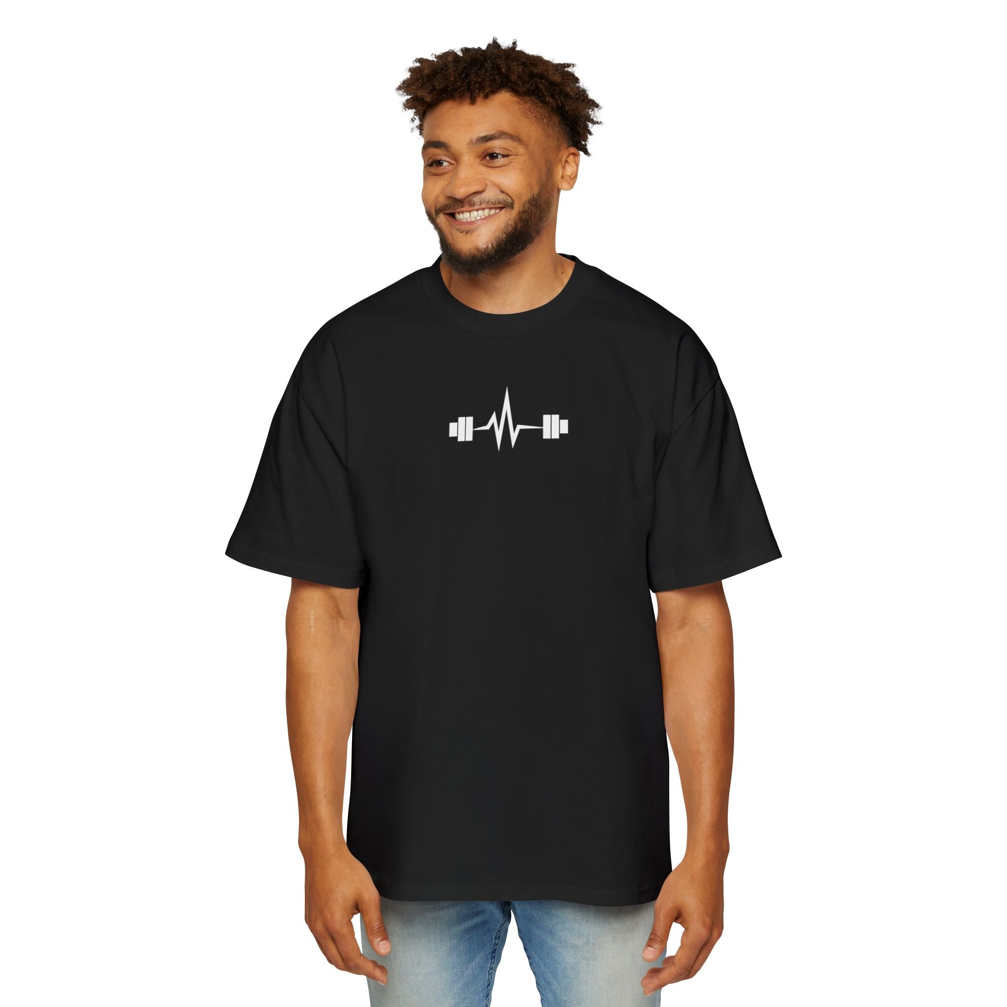 Barbell Beat - Oversized Logo Tee
