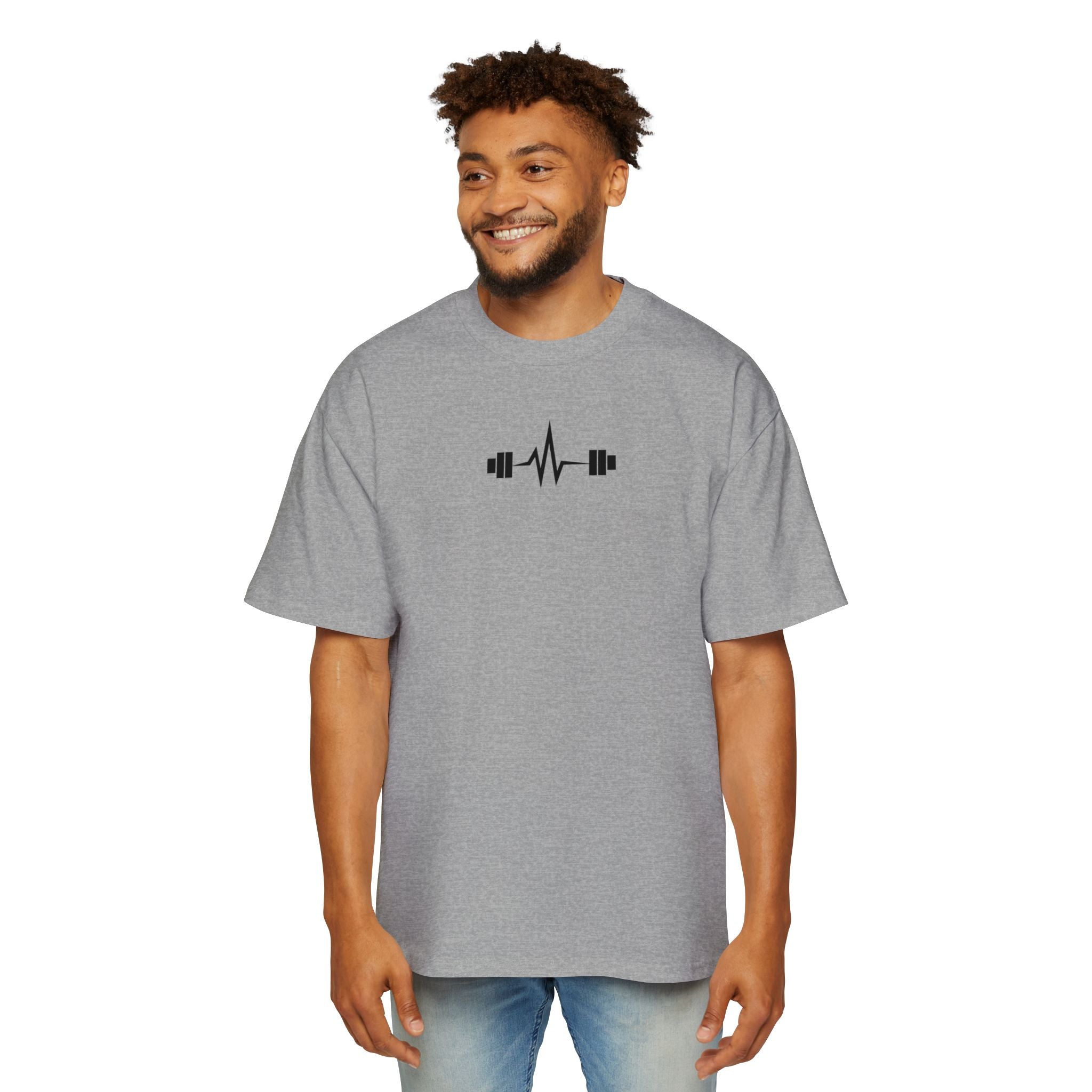 Barbell Beat - Oversized Logo Tee