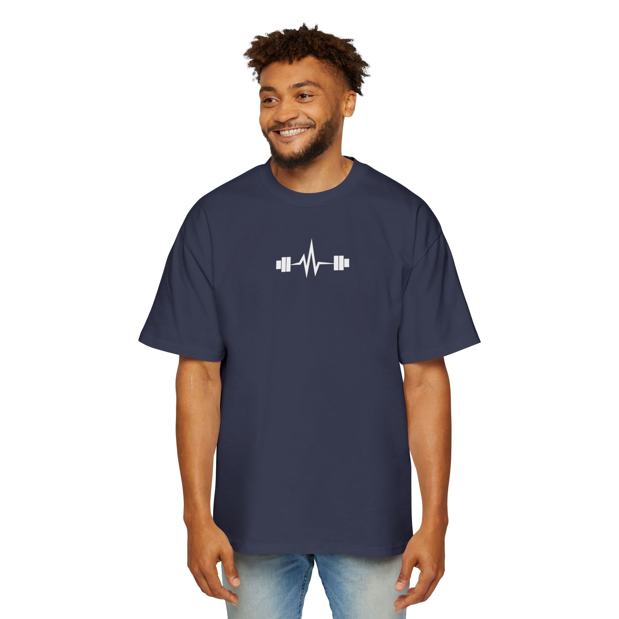 Barbell Beat - Oversized Logo Tee