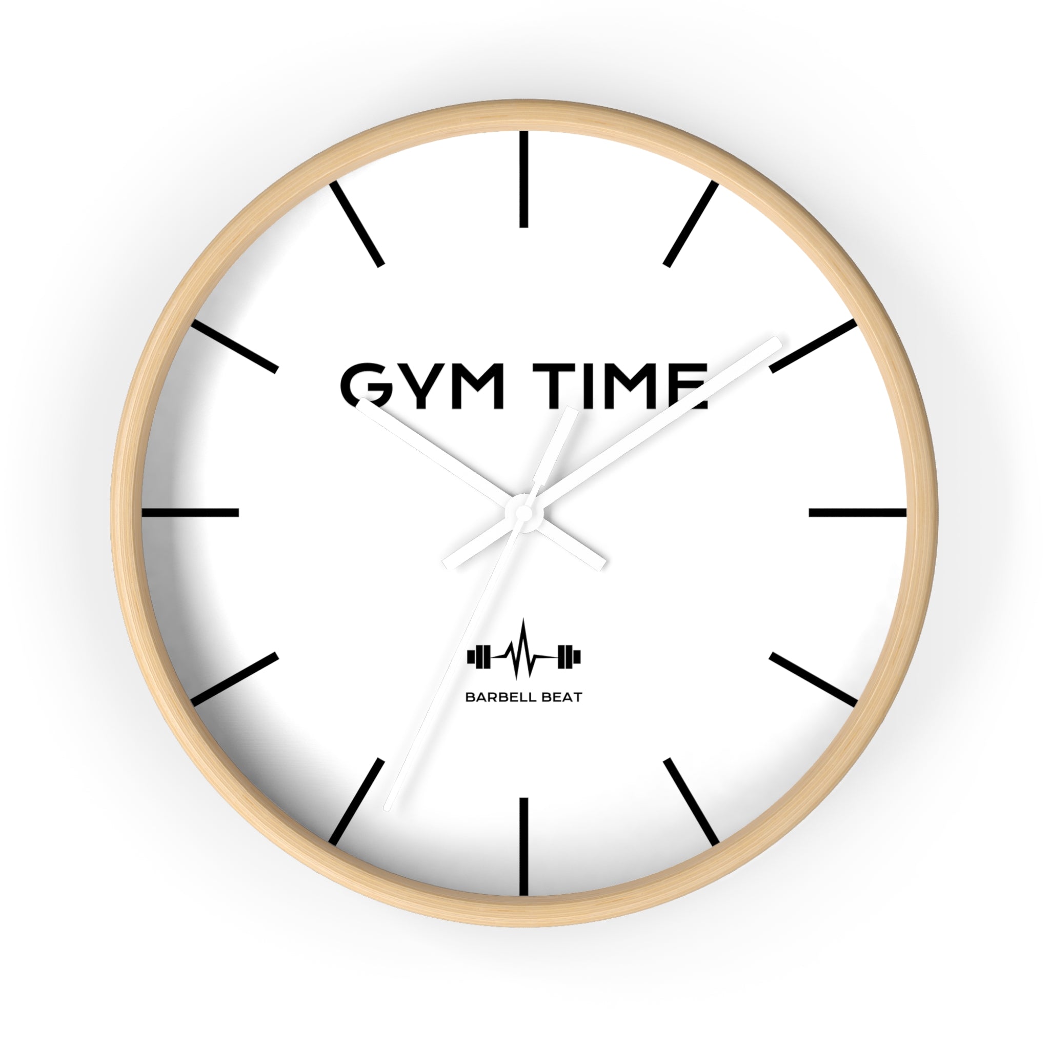 Barbell Beat - “GYM TIME” Wall Clock