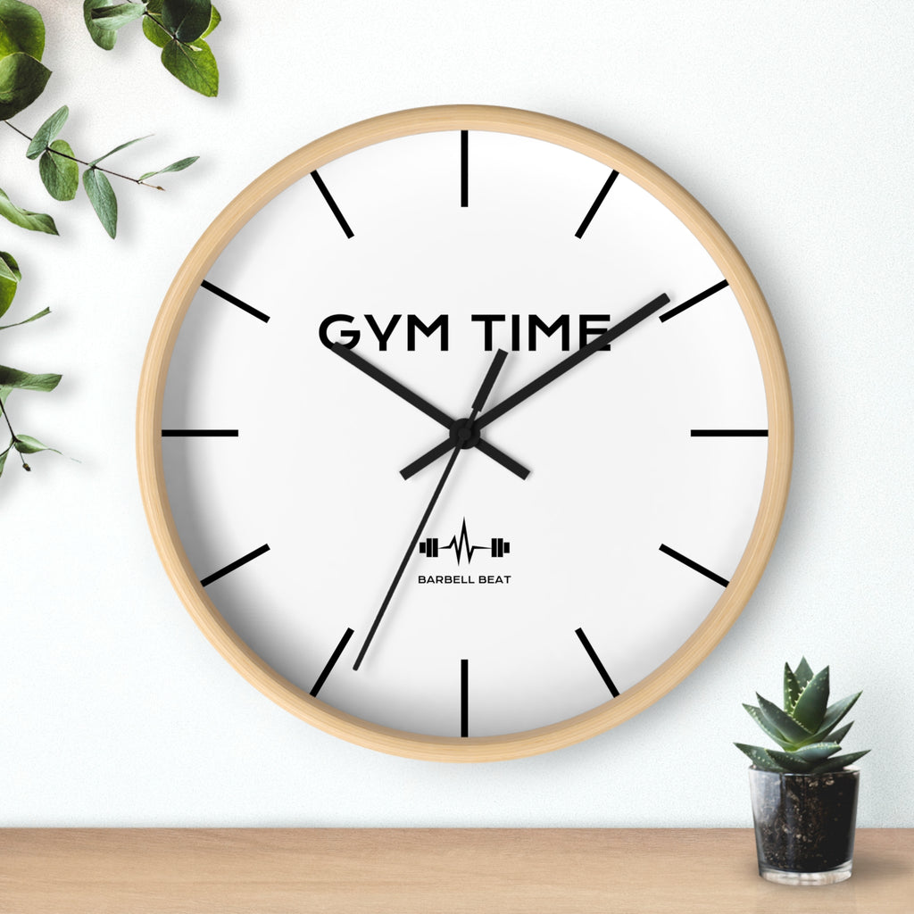 Barbell Beat - “GYM TIME” Wall Clock