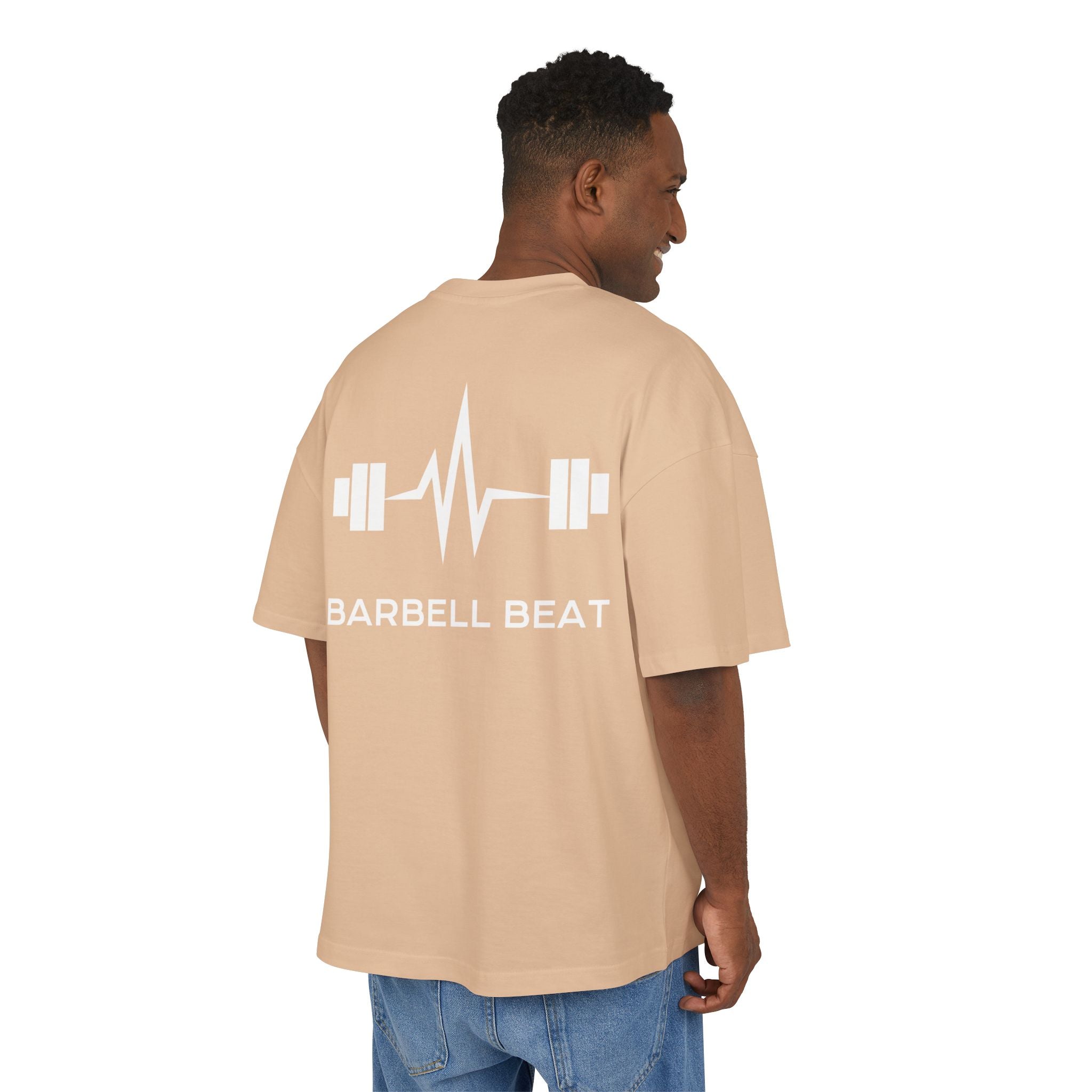 Barbell Beat - Box Fit Logo Tee (Back Print)
