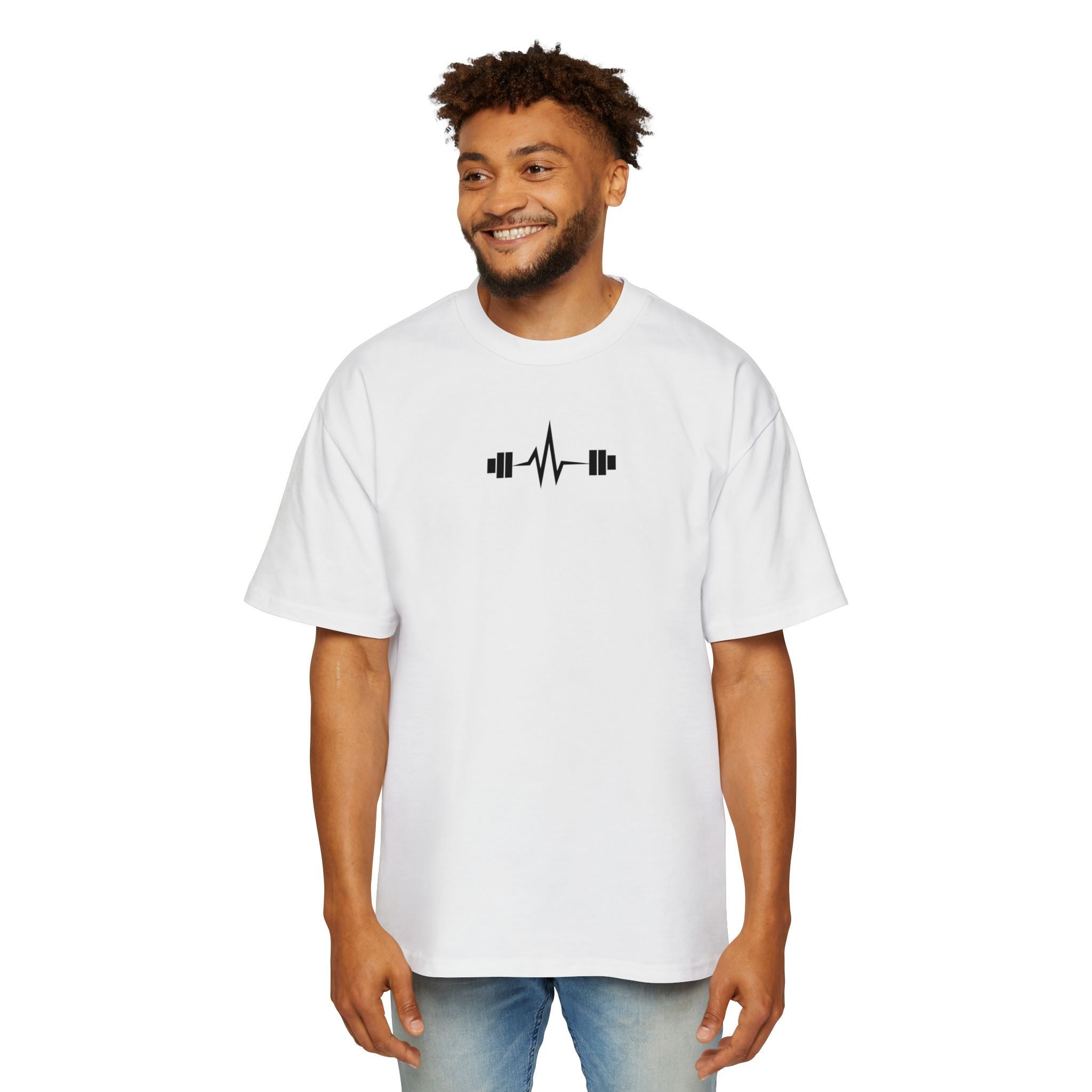 Barbell Beat - Oversized Logo Tee