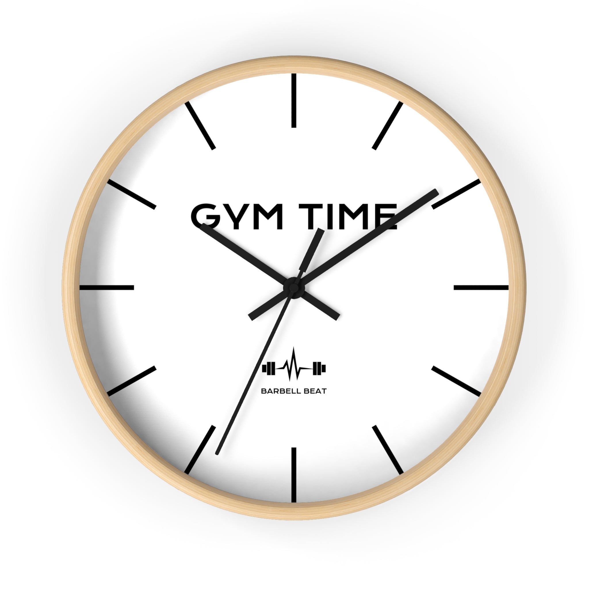 Barbell Beat - “GYM TIME” Wall Clock