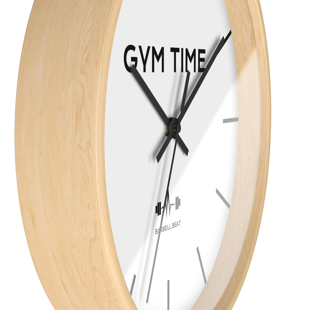 Barbell Beat - “GYM TIME” Wall Clock